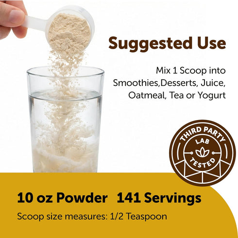 10 100% Micro Ingredients Organic Lemon Juice powder, Ounce | Natural Fruit Powder | Made from Real Lemon | No Sugar