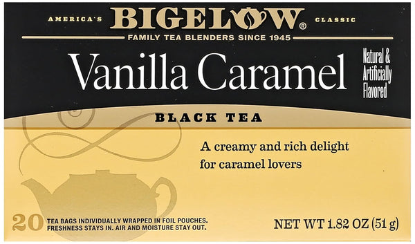 Bigelow Vanilla Caramel Black Tea, 20 Teabags