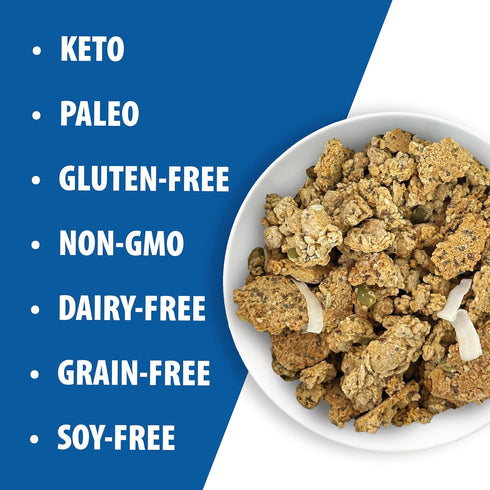 12g 2 15 Julian Bakery ProGranola Cereal | Vanilla Cinnamon | Protein | Paleo | Net Carbs | Gluten-Free | Grain-Free |