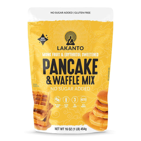 Lakanto Pancake and Waffle Mix - Sweetened with Monk Fruit Sweetener and