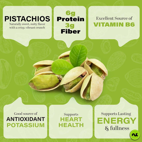 (16oz 1 LB) Packed NUT CRAVINGS - Freshly Roasted & Salted California Pistachios - Fresh in Resealable Bag - Nut Snack