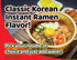 Beef Instant Ramen Seasoning Powder by SAMABILA - Gluten Free, Vegan, Medium Spicy - 5 oz