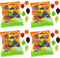 Din Don Fruity's JU-C Jelly Fruit Snacks Pack of 4