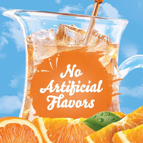 60 Pack, 12 5 Packets Crystal Light Classic Orange Naturally Flavored Powdered Drink Mix, ct Canisters of Pitcher