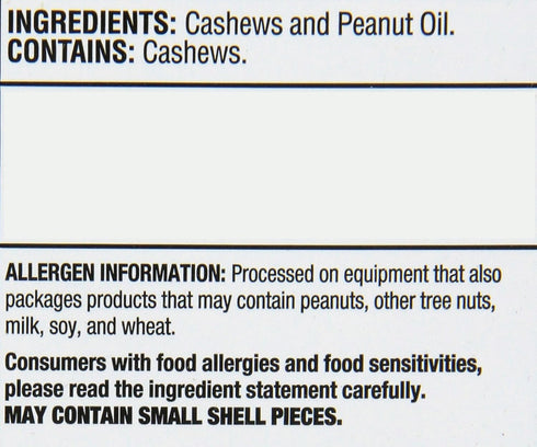 KIRKLAND 2.5 Signature Signature Unsalted Cashews, Pound