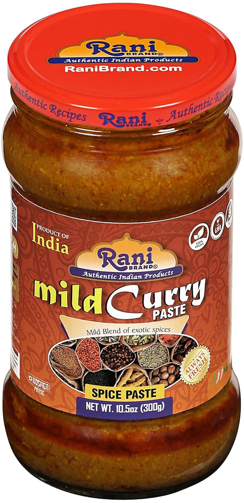 10.5oz (300g) Pack 5+1 Rani Curry Paste MILD (Spice Paste) Glass Jar, of FREE ~ No Colors | All Natural | NON-GMO |
