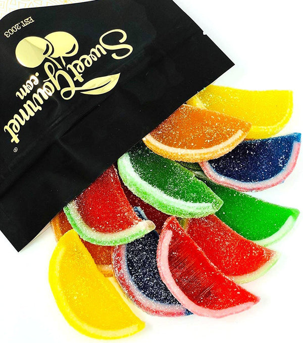SweetGourmet Assorted Fruit Slices | Candy Fruit Jelly | Vegan, Gluten Free