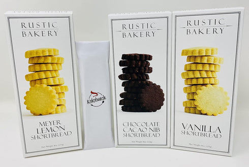 Generic Shortbread Cookie Bread Meyer Lemons | Vanilla | Chocolate Cacao Nib 4oz