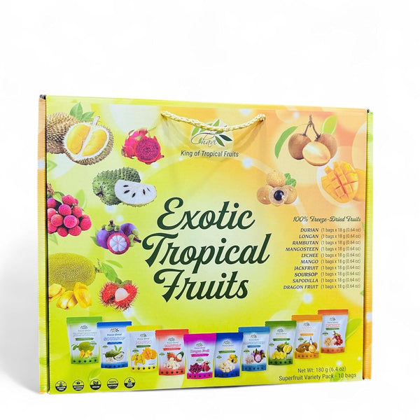 CHAVI Freeze Dried Exotic Tropical Fruits | Pack of 10 | Gift