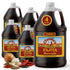 Claude's Authentic Fajita Marinade (Pack of 4, 64oz) - Real Hickory Smoke,
