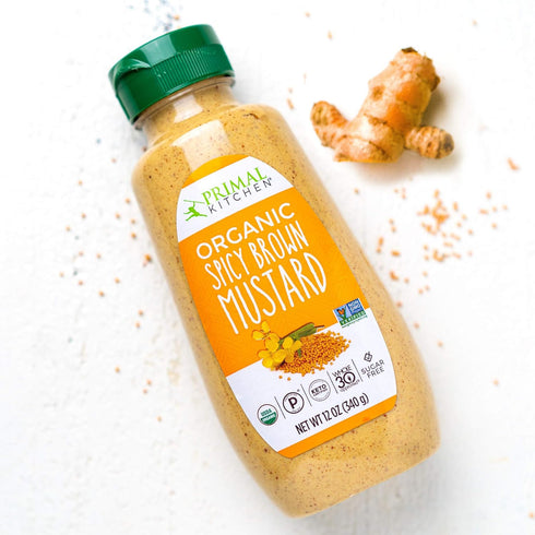 Pack, Whole30 12 Pack 2 Primal Kitchen Organic Mustard Variety Dijon & Spicy Brown, Approved, Certified Paleo, and Keto