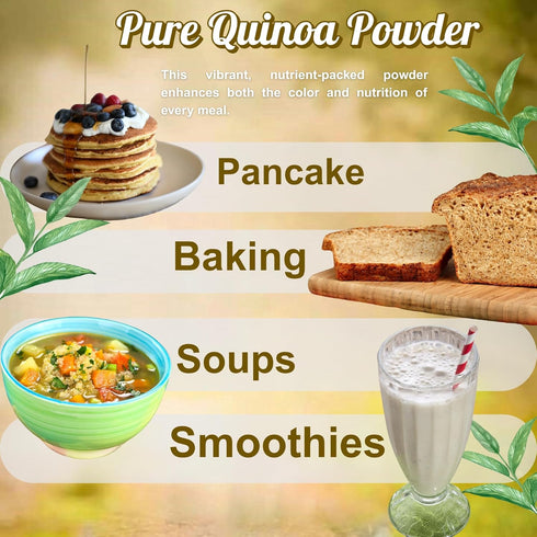 HANAN MIKHUY 100g 100% (3.53oz) Quinua - Natural Quinoa Powder for Energy & Digestion, Vegan, Non-GMO, Gluten-Free