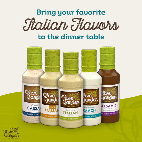 Olive Garden 16 oz., Parmesan Ranch Dressing and Dip, fl. Made with Buttermilk and Parmesan Cheese, Perfect Dipping