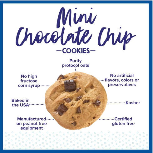 Pack 24 Goodie Girl Snack Variety Magical Animal Crackers, Mini Chocolate Chip & Brown Sugar Cookies Gluten Free