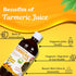 16.23 Oz (480ml) BASIC AYURVEDA Turmeric Juice with Black Pepper | Pure Haldi Extract for Wellness Support |