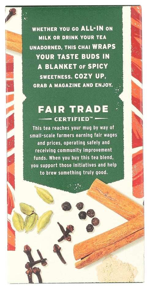 20 Count Whole Foods Market, Organic Spiced Chai Black Tea