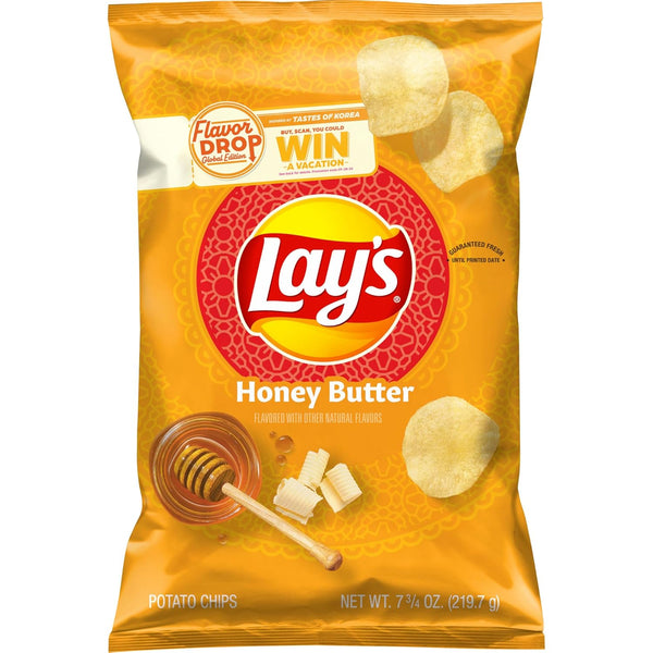Lay's Potato Chips, Honey Butter, 7.75 Oz