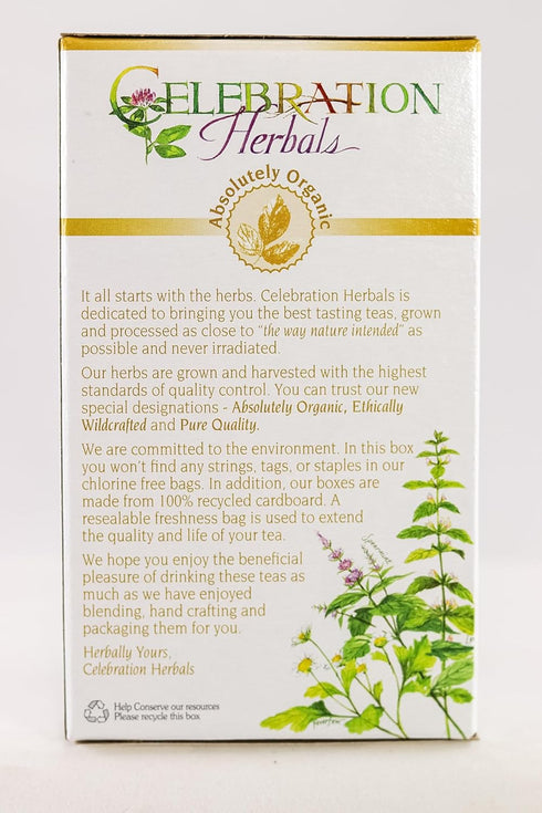 CELEBRATION HERBALS Organic Rose HIPS Tea, 24 Bags, 0.02 Pound