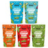 (5 4 (Pack 5) The Only Bean Crunchy Roasted Edamame Bean Snacks Flavors), Healthy Snacks for Kids and Adults, High
