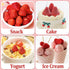 7oz Whole Freeze-Dried Strawberries - Dried Strawberry Snacks, Crispy Dehydrated Fruit Snack for Yogurt, Oatmeal