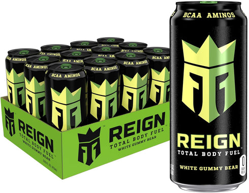 Reign Total Body Fuel, White Gummy Bear, Fitness & Performance Drink, 16