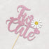 Kaakswa 2nd Two Cute Cake Topper Girl Birthday Party Decoration Sweet Baby Girl Second Birthday Anniversary Decor