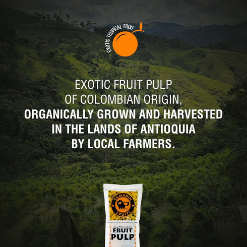 Tamarin Fruits Frozen 4lbs) All Natural Fruit Pulp perfect for Juicing, Cocktails, Smoothies, Desserts, and Baking, No