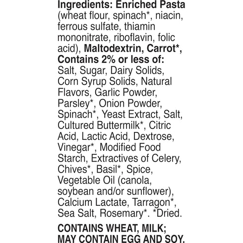 7.5 Oz (12-Pack), Suddenly Salad Green Goddess Pasta Salad, Quick and Easy Dish, Carrots and Seasoning Blend, Just Add