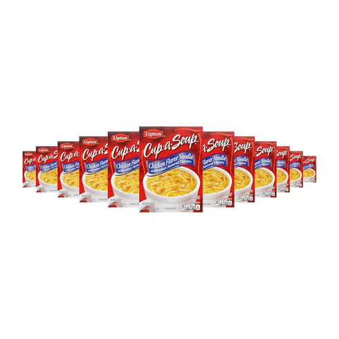 SOUP SECRETS Lipton Cup-a-Soup Instant Soup Mix 12 Count Chicken Flavor Noodle