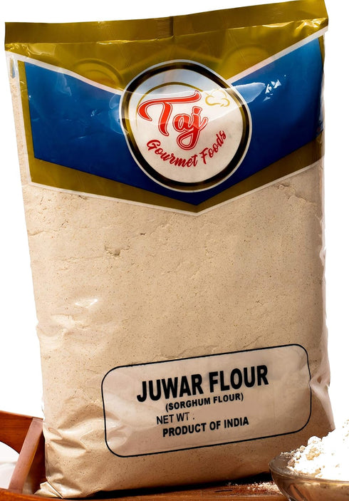 TAJ Gourmet Foods 2-Pounds TAJ Premium Sorghum Flour Juwar Flour, Jowar, No Salt