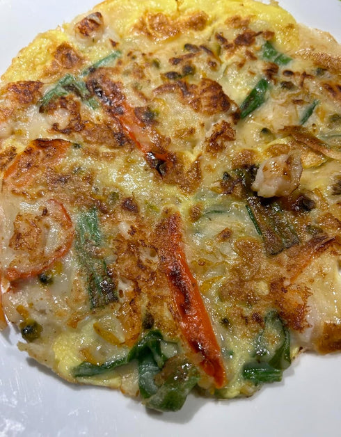 2.2lb (1kg), Korean Food Crispy Pancake Mix, Korean-Style Savory Pancake Batter, Perfect for Kimchi, Seafood & Veggie