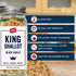 PS Seasoning King Shallot- Black Garlic Seasoning, All-Purpose Garlic Seasoning Blend, Seasoning Shaker with Butter, Garlic and Shallots