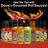 5oz (Pack 3) Dave's Gourmet Hurtin' Habanero Hot Sauce - Balanced Moderate Heat with Habanero, Garlic & Spices - Hot
