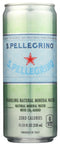 S.Pellegrino Sparkling Natural Mineral Water, 11.15 Fl Oz skinny can
