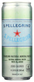 S.Pellegrino Sparkling Natural Mineral Water, 11.15 Fl Oz skinny can