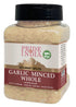 Pride Of India Garlic Minced Whole - 7oz (200gm) - Fresh Garlic Cloves, Vegan, Gluten-Free, No Artificial Colors