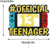 13th Official Birthday Theme Cake Topper Decorations - Cheers to 13 Years Old Party Picks - Handmade Black Gold Red
