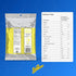 Sqwincher Zero Qwik Stik, Sugar Free, Low Calorie Electrolyte Powder Drink Mix, Lemonade, Pack of 50
