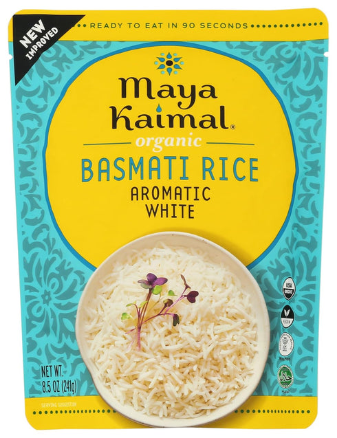 MAYA KAIMAL Organic Aromatic White Basmati Rice, 8.5 OZ