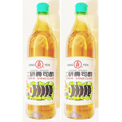 Generic Sushi Vinegar, Genuine Brewed, 20.2 Fl Oz, 600ml, 2 Bottles