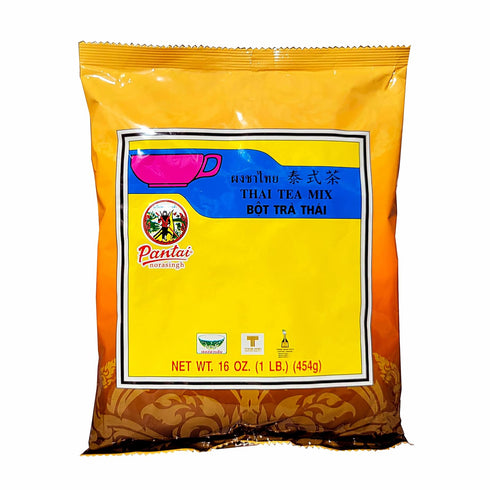 Thai Iced Tea Mix, Traditional Restaurant Style, 16 oz. (Pack of 6)