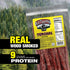 17-Ounce 9 150 (Pack Old Trapper Teriyaki Snack Sticks, Resealable Bag, Natural Wood Smoked Meat Sticks, Grams