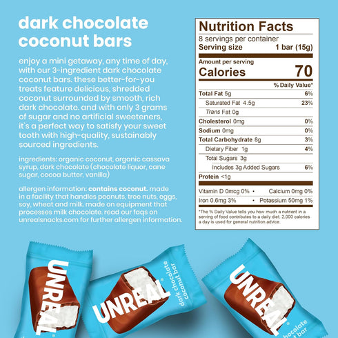 4.2 OZ Unreal Choc Drk Ccnt Bar Bag