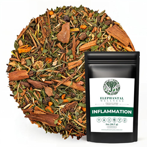 Elephantal Wellness Premium Inflammation Herbal Tea | Comfort & Mobility Blend with Turmeric, Boswellia,