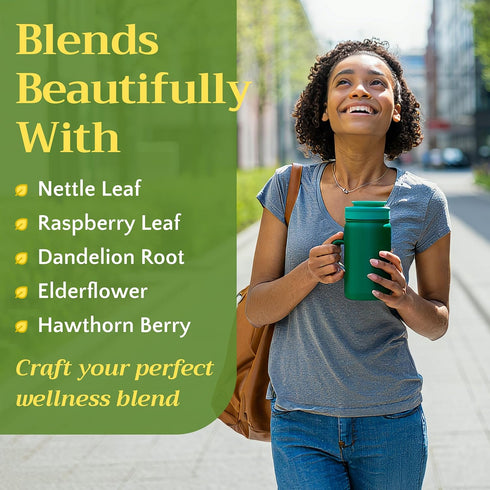 1lb (16 oz) Natural Dandelion Leaf Herb Tea - Cut and Sifted Dried Leaves - Loose Herbal Bulk