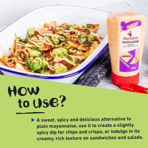 Pack 3 Nando's Garlic Mayo PERinaise - Flavored Mayonnaise Spread & Dressing
