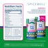 9 9oz 3 Spicewell - Himalayan Pink Salt Shaker - Boosted with Real Veggies, Less Sodium Than Table Salt - Fine Ground