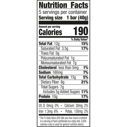 5 7.1 OZ (Pack 8) Nature Valley Chewy Granola Bars, Protein, Peanut Butter Dark Chocolate, Bars