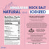 1.1 lbs Purelife Himalayan Salt Pink Iodized Fine | Premium Unrefined Gourmet Rock Iodized Natural Salt | Extra Fine