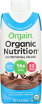 ORGAIN SHAKE SNGLE SMTH CHOC VEG 11OZ